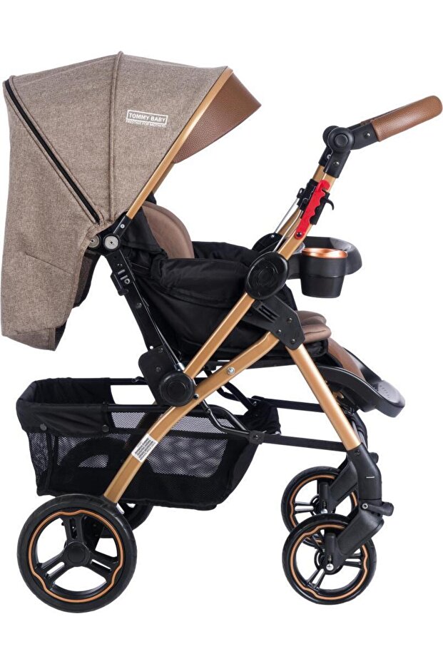 Tommybaby Tornado Travel Çift Yönlü Bebek Arabası Seyahat Sistem Puset görsel 4
