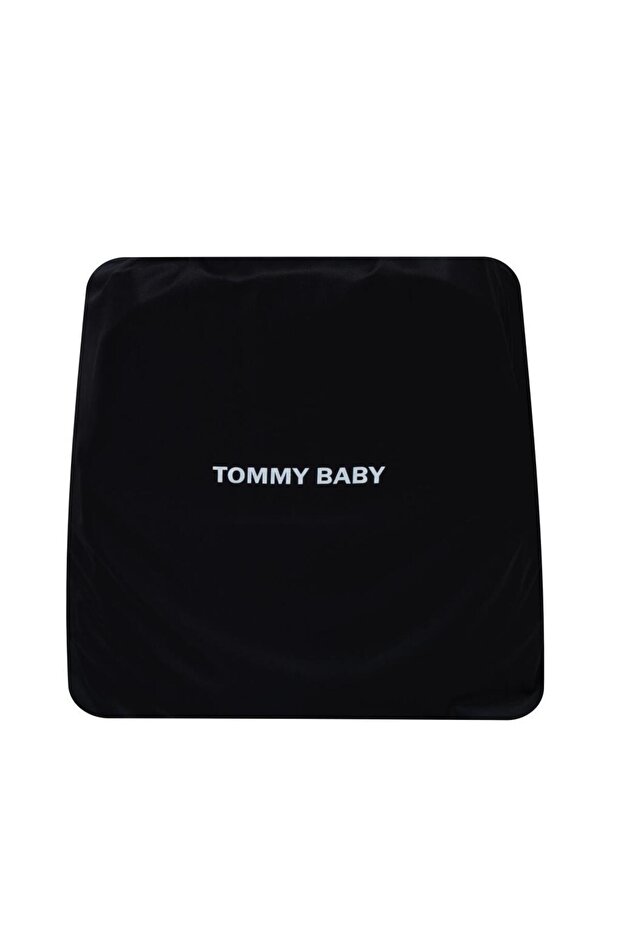 Tommybaby Quantum Kabin Bebek Arabası Kabin Boy Bebek Arabası Pedli Katlanabilir Yağmurluk Hediye görsel 5