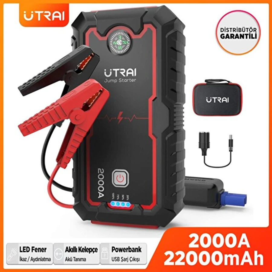 Akü takviye cihazı GPS destekli uzun yol için