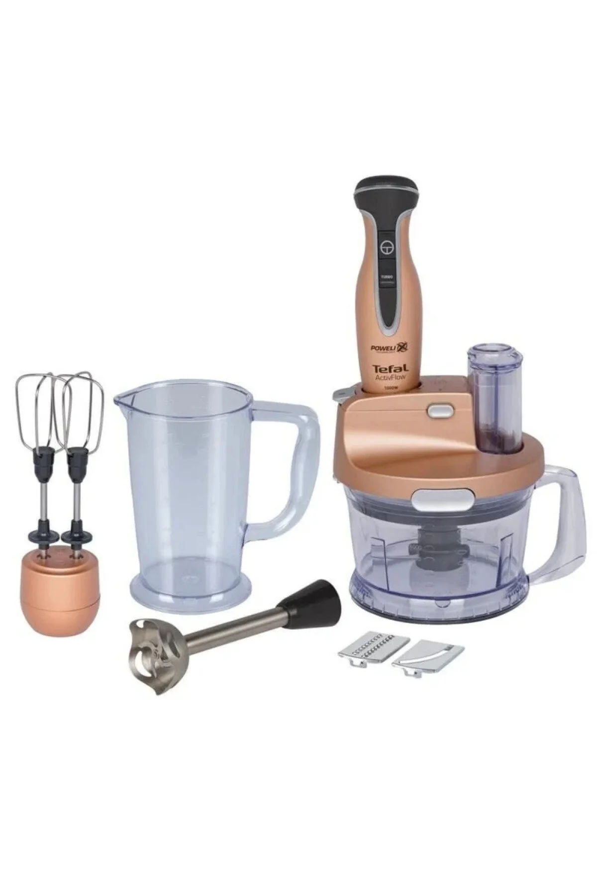 TEFAL Powelix Activflow Pro 1000 W Blender Seti Bakır