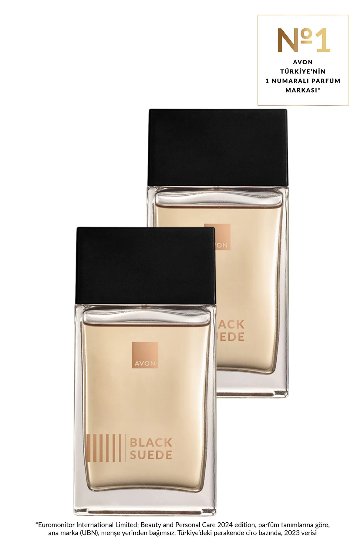 Avon Black Suede Erkek Parfüm Edt 100 Ml. İkili Set