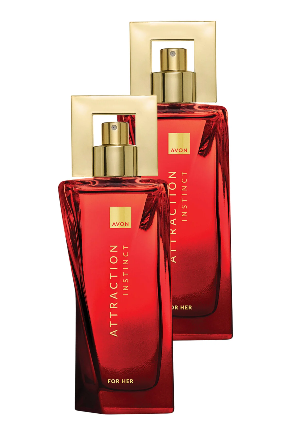 Avon Attraction Instinct Kadın Parfüm Edp 50 Ml. İkili Paket