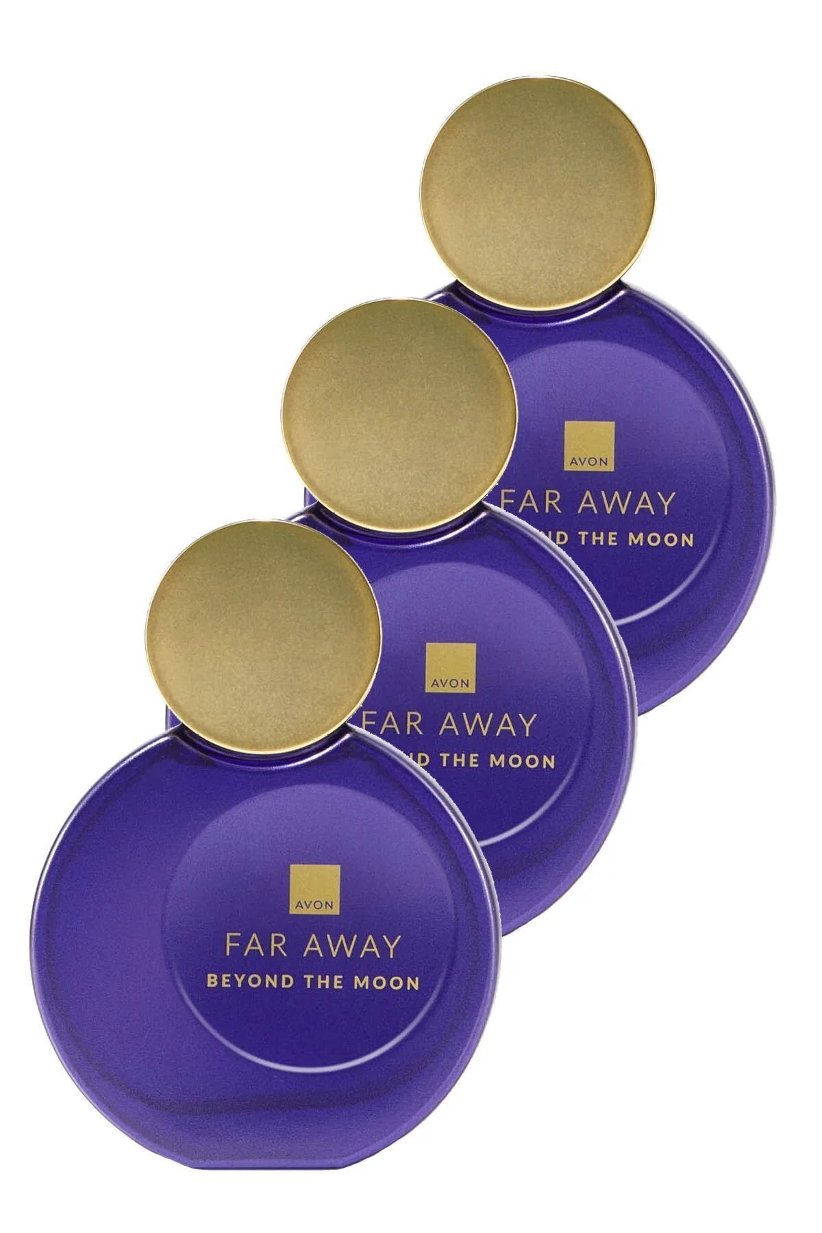 Avon Far Away Beyond The Moon Kadın Parfüm Edp 50 Ml. Üçlü Set
