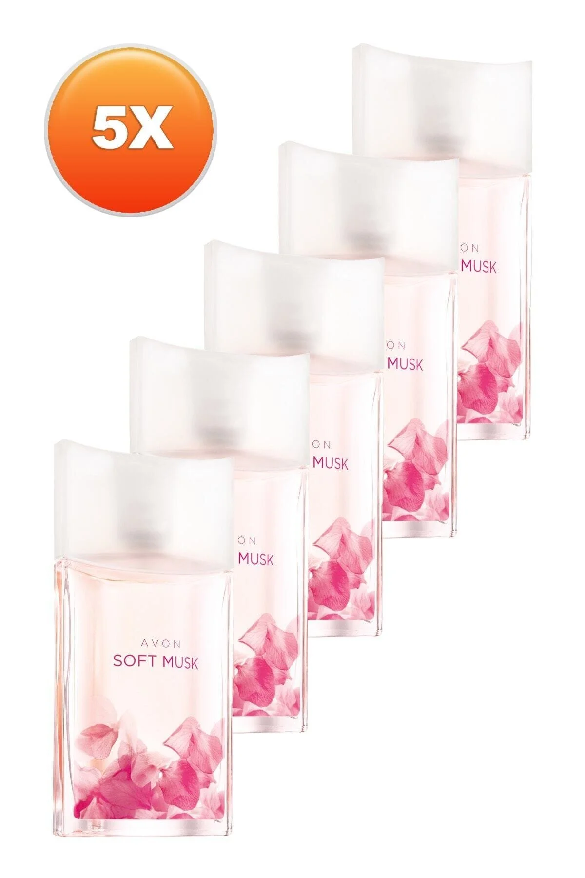 Avon Soft Musk Kadın Parfüm Edt 50 Ml 5'li Set