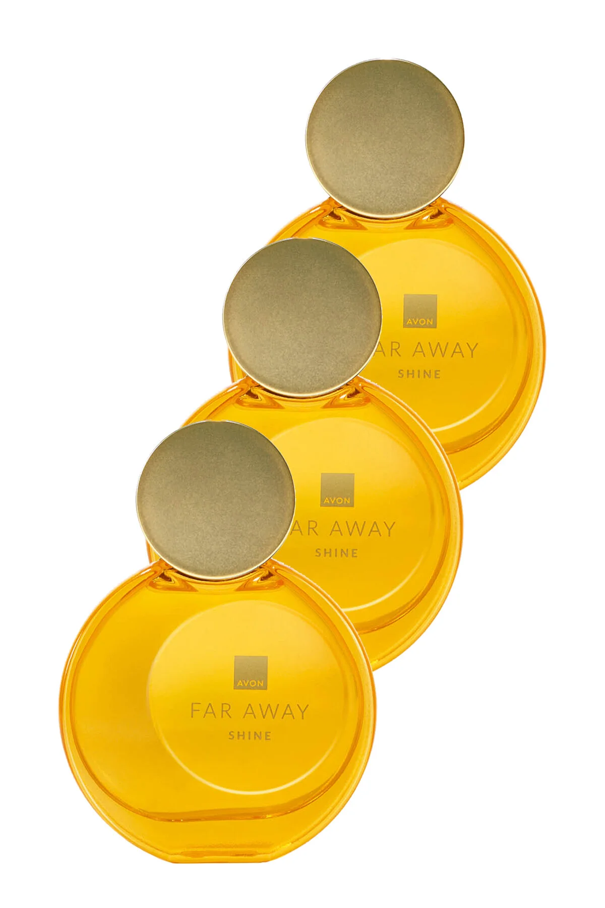 Avon Far Away Shine Kadın Parfüm Edp 50 Ml. Üçlü Set