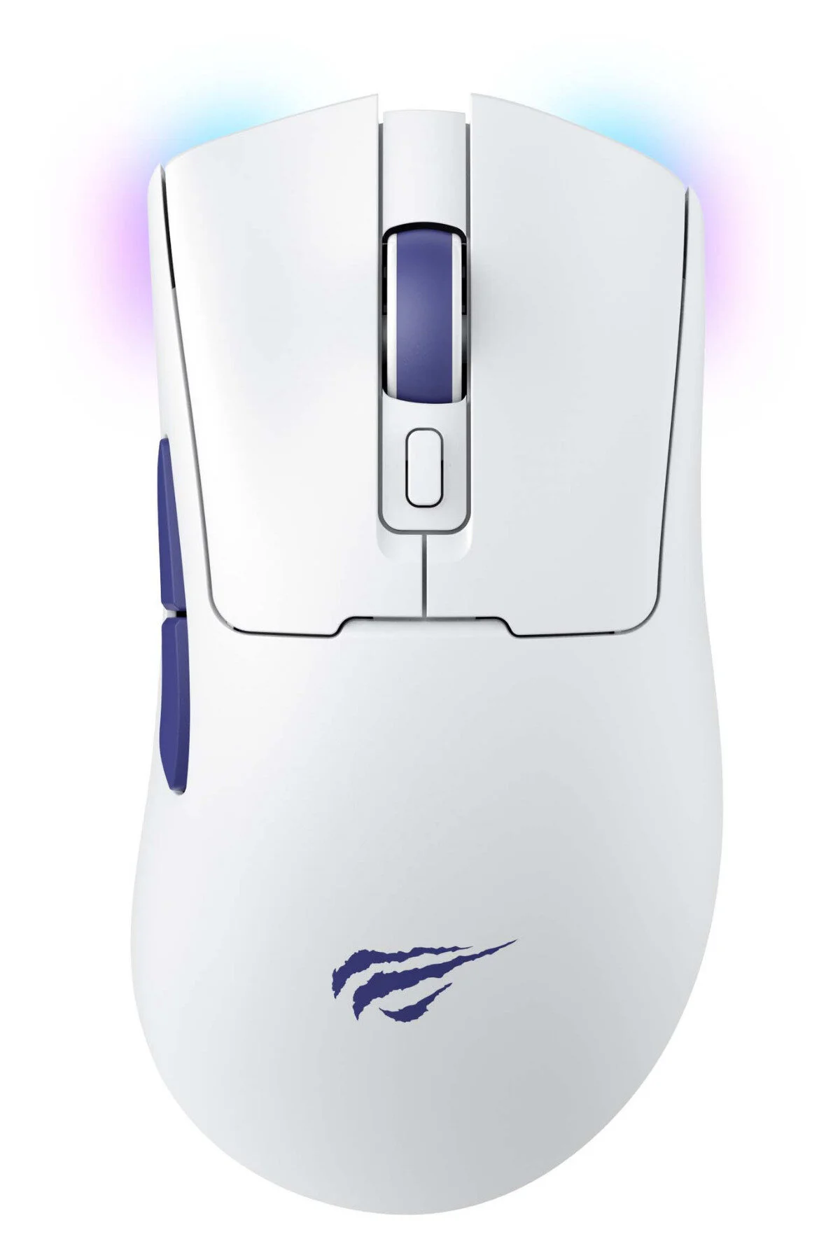 Havit Gamenote MS966SE Kablosuz Gaming Mouse - Mavi/Beyaz – 3 Mod Bağlantı, 22000 DPI, RGB, BT V5.2