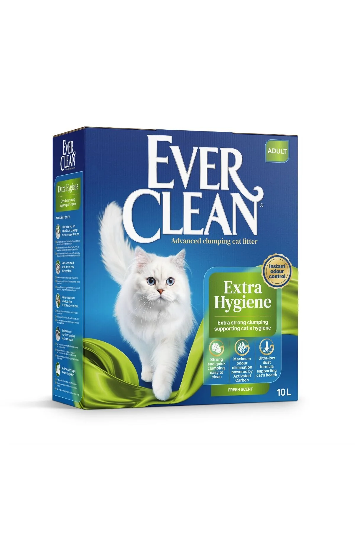 Ever Clean Extra Strong Kokulu Topaklanan Kedi Kumu 10 Lt