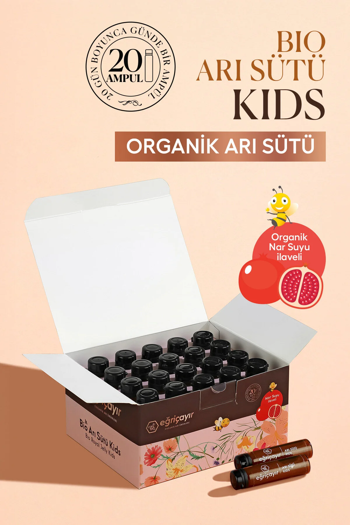 Eğriçayır Arı Sütü Kids (ORGANİK SERTİFİKALI)